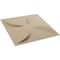 Ekena Millwork 19 5/8in. W x 19 5/8in. H Pinwheel EnduraWall Decorative 3D Wall Panel Covers 2.67 Sq. Ft. WP20X20PIGBE - alternate 3